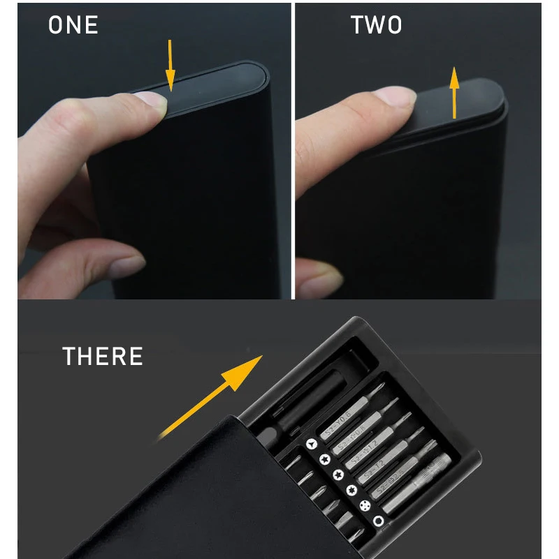 

25 In 1 Precision Screwdriver Set Magnetic Screw Driver Bits Diy Dismountable Screwdrivers Sets Mini Tool Case for Phone Repair