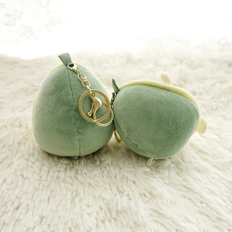 Новый 10 см Забавный авокадо плюшевый брелок креативный мультфильм мобильный