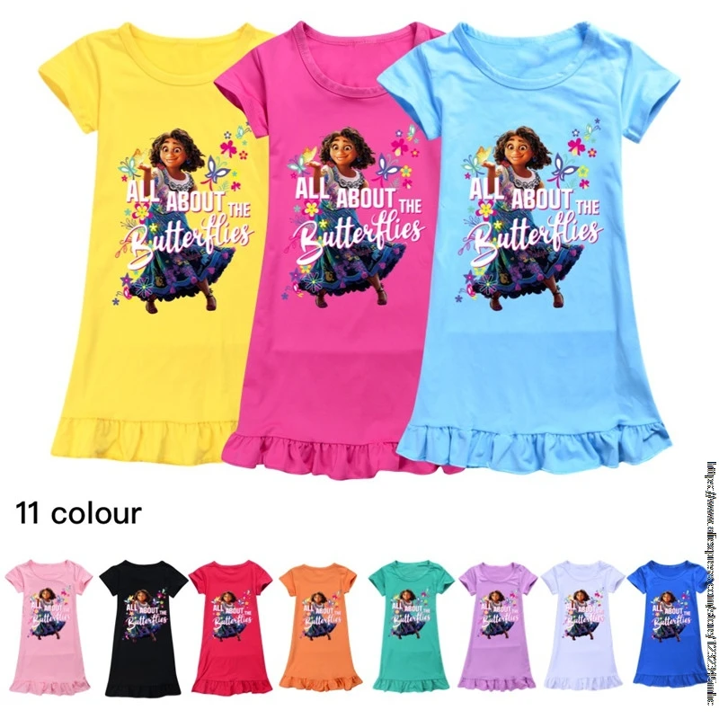 Ночная сорочка детская с коротким рукавом и диснеевским принтом - купить по