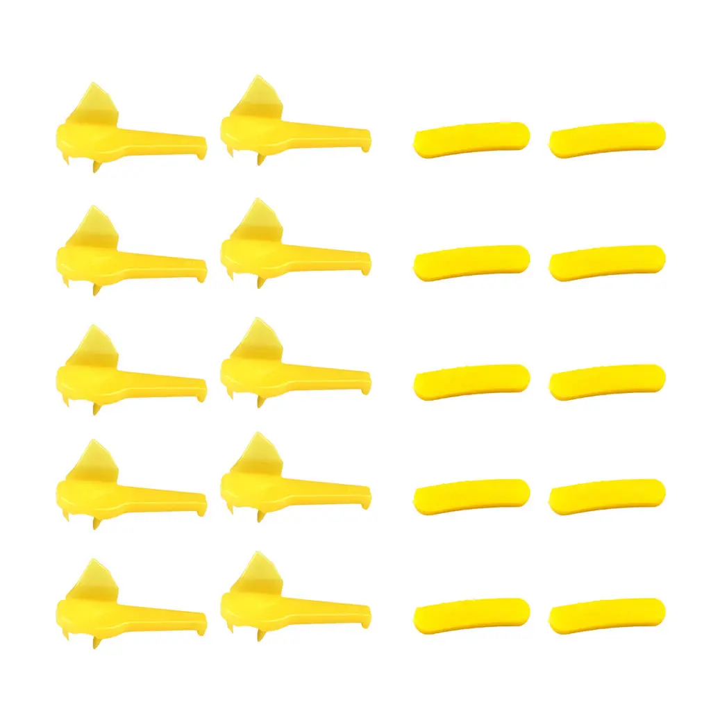

20x 60mm Auto Duck Head Inserts Tires Accessories Nylon Plastic Protective Bird