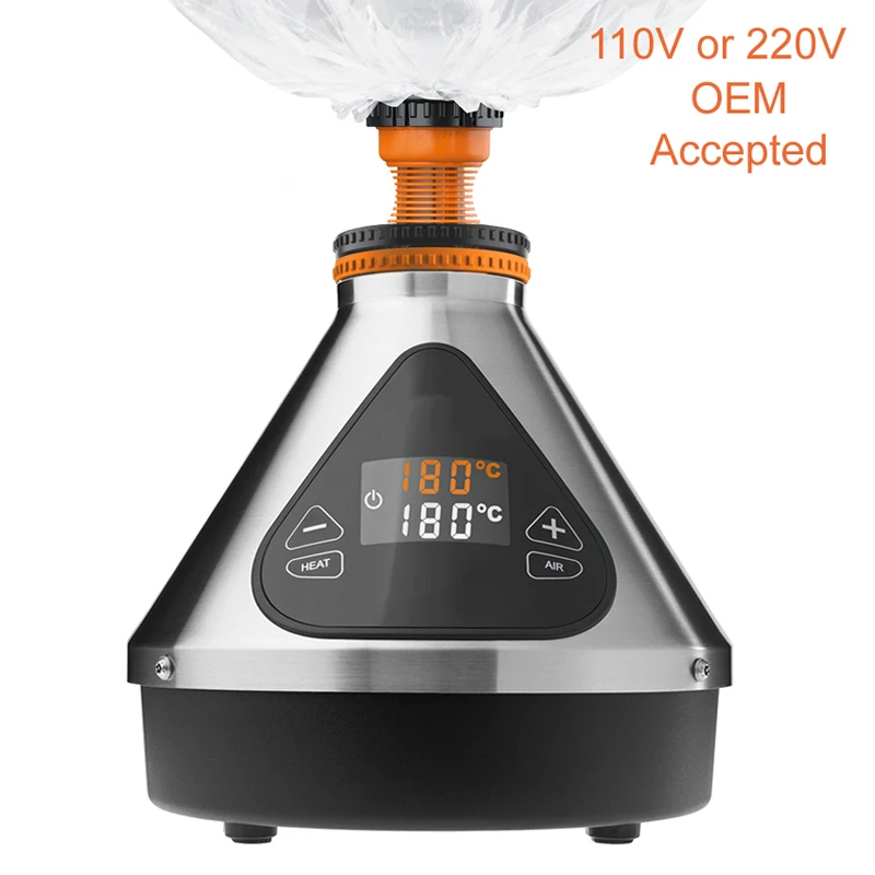 Calentador h&iacute;brido Volcano Digit ONYX Edition, con v&aacute;lvula f&aacute;cil incluida, vaporizador Herbal Mill Grinders, env&iacute;o ahora, 2021, oferta limitada-3