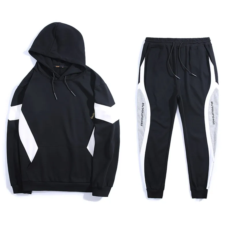 Новинка 2020 мужские повседневные комплекты GXXH с камуфляжным принтом худи + брюки