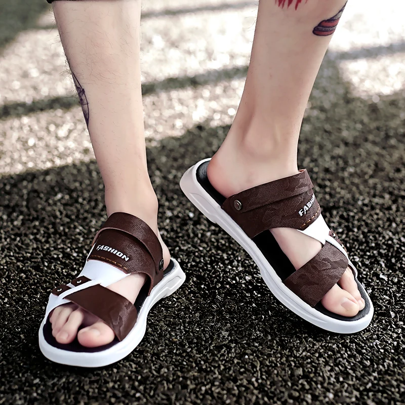 

Sandalias Piel; Deportivas Hombre резиновые сандалии Для мужчин для 2020 De Cuero Para слайд Sandale Ete Homme Sandalen; Heren