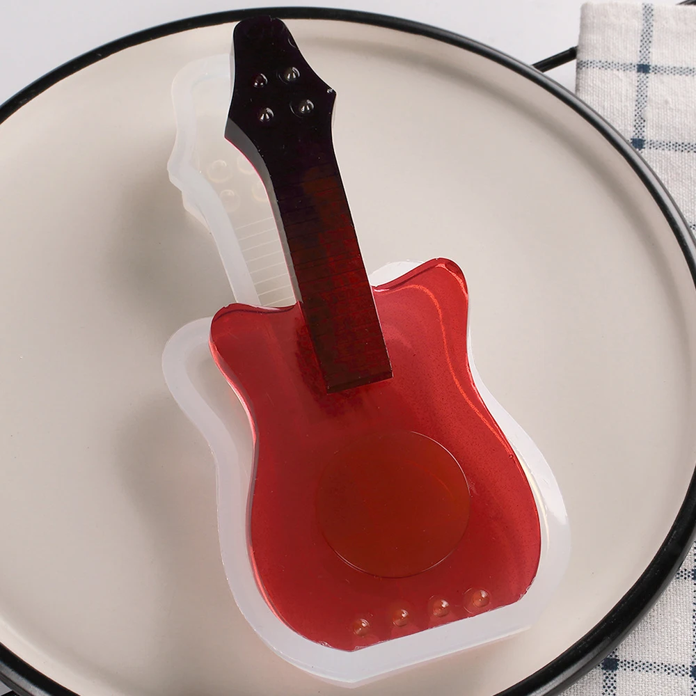 1 шт. силиконовая форма для торта в форме гитары помадки Желейная конфет