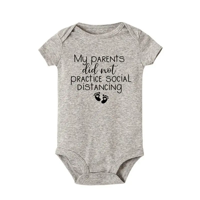 Комбинезон детский для мальчиков и девочек с коротким рукавом | Детская одежда