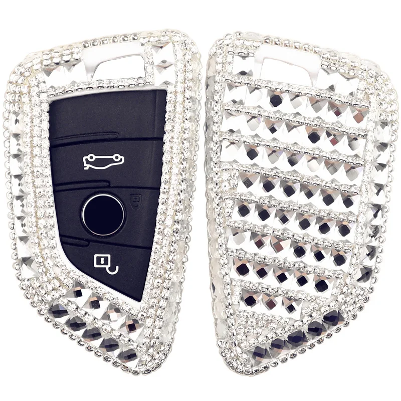 Чехол для автомобильного ключа с кристаллами и бриллиантами защитный чехол BMW 1 2 5