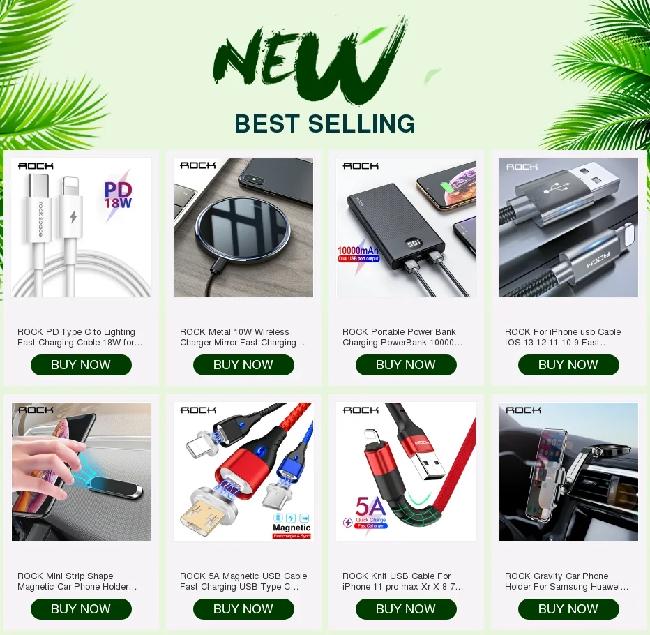 ROCK Car Phone Holder Magnetic Mobile Phone Car Holder Stand for Cell Phone Universal Car Mount Holder for Smartphone