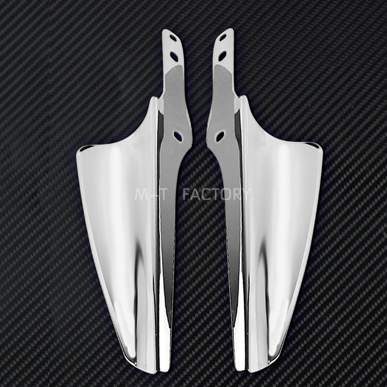 Передняя вилка для мотоцикла, ветроотражатели, хром для Harley Touring Road King 1995- Street Glide FLHXS Electra Glide FLHX