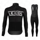 Новинка 2021, трикотажные изделия для велоспорта LE COL Team с длинным рукавом, одежда для велоспорта, дышащая трикотажная одежда для горных велосипедов