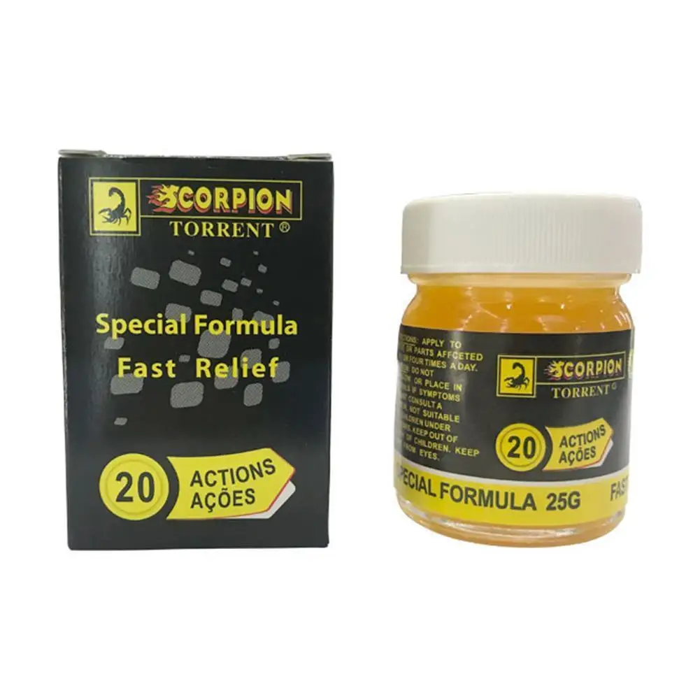 

25g Scorpion Ointment Pain Relief Ointment Relieve Pain Cream Rheumatism Neuralgia Acid Headache Stasis Arthritis Muscle