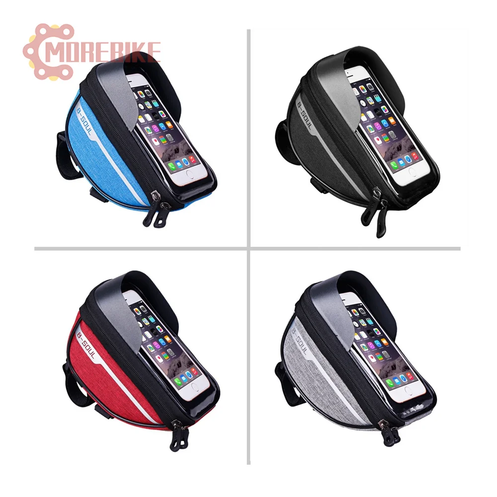 

6.2inch Bicycle Bag Bike Rainproof Waterproof Mtb Front Bag Mobile Phone Case Cycling Top Tube Bag Bicycle Accessories