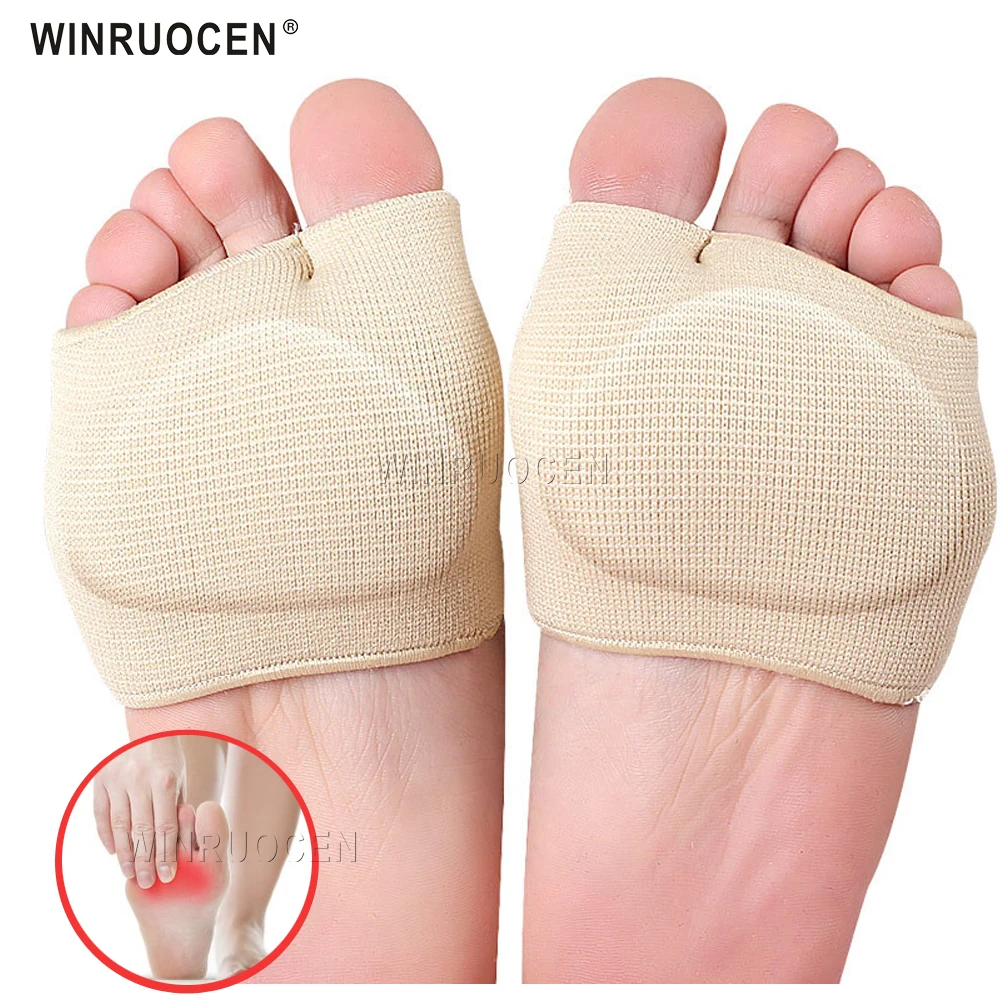 

Metatarsal Toes Forefoot Pads for Women High Heels Half Insoles Calluses Corns Foot Pain Care Absorbs Shock Socks Toe Pad Insert