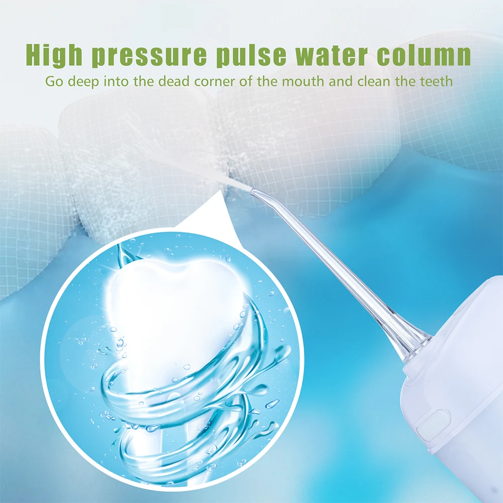 Ирригатор полости рта аккумуляторный 200 мл IPX7 3 режима | Бытовая техника