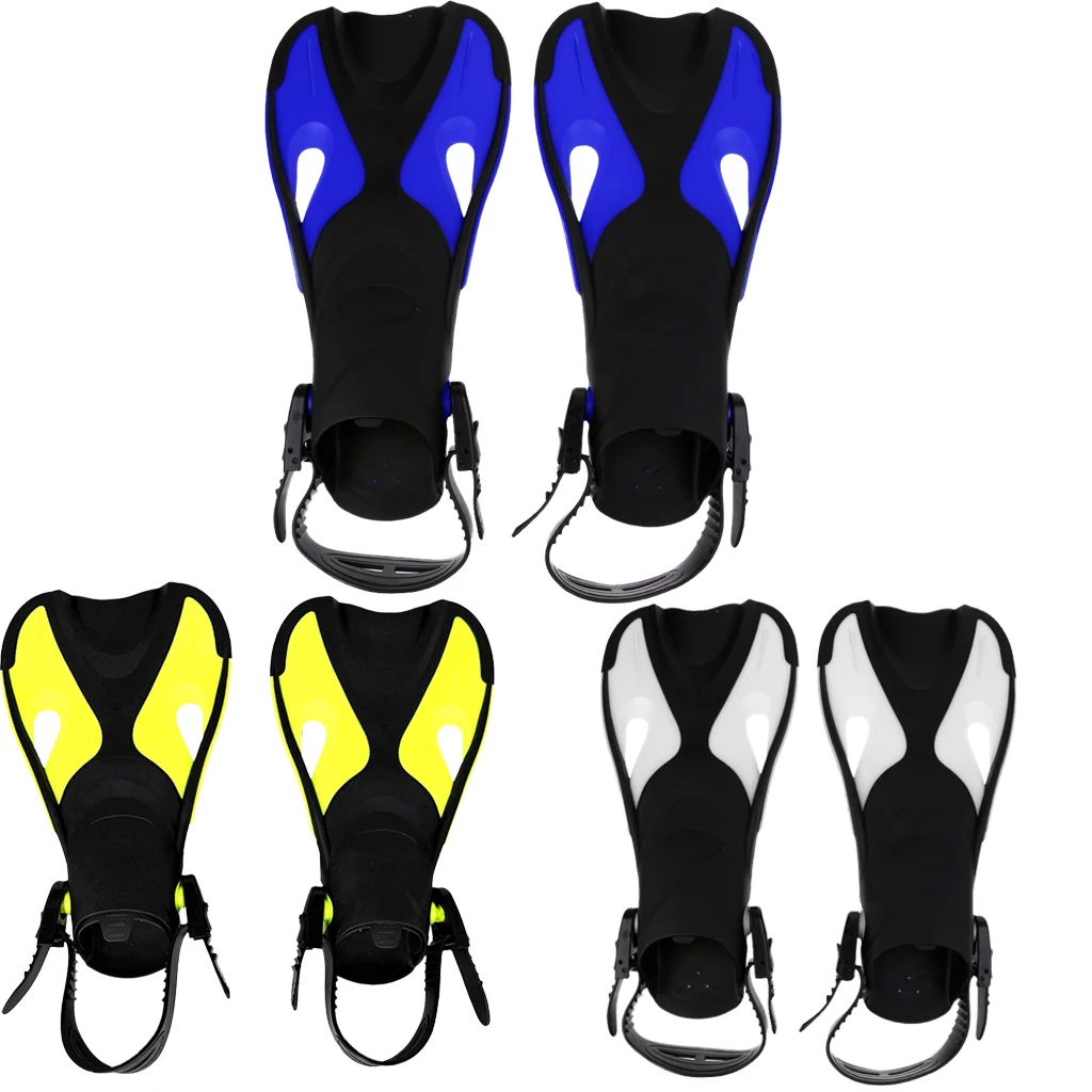 

Swim Travel s Open Heel Snorkelling Fins Kid Short Sport Foot