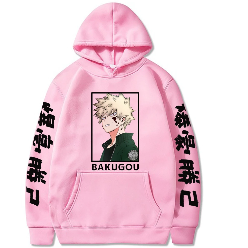 

My Hero Academia Hoodie Anime Pullovers Tops Loose Long Sleeves