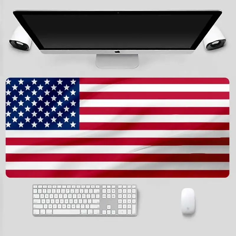 

American flag gamer play mats Mousepad Game Office Work Mouse Mat pad X XL Non-slip Laptop Cushion mouse pad