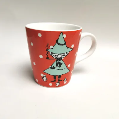 Фарфоровая чашка с изображением из мультфильма MOOMIN - Цвет: e