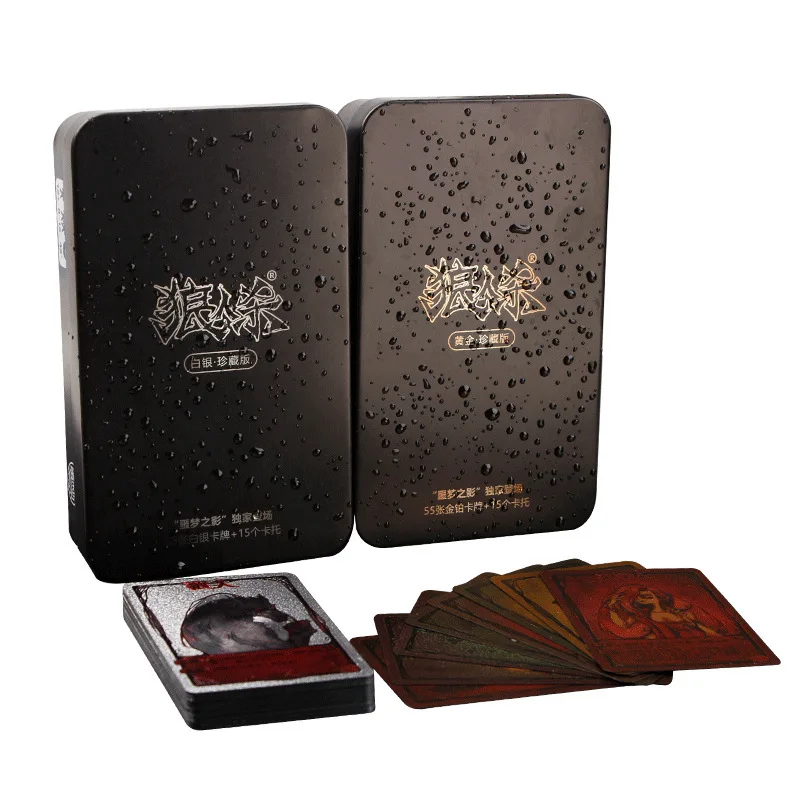 

2021 new table game PVC waterproof werewolf kill new character with Cato high-end table game card