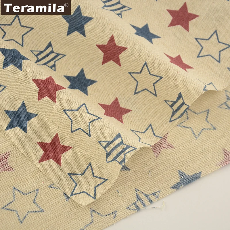 Вышивание Материал tissu скатерть Подушка сумка Цвет звезды печати teramila Текстиль