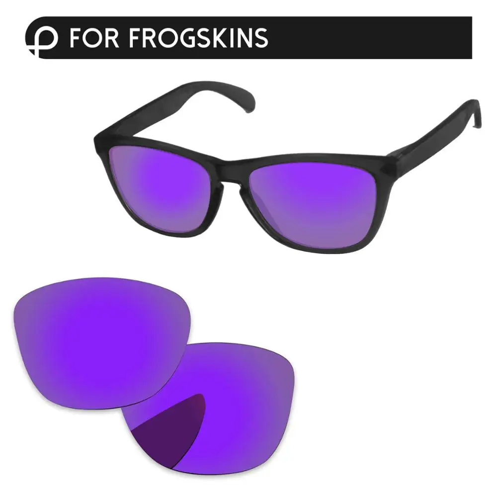 Papaviva плазменный фиолетовый зеркало поляризованные Сменные линзы для Frogskins Солнцезащитные очки Рамка UVA и UVB Защита