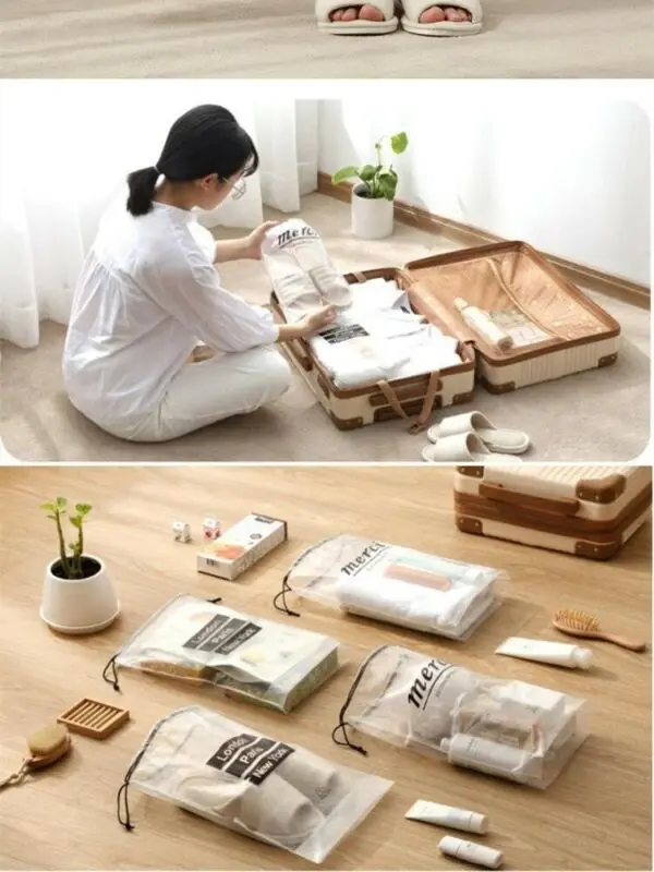 5 шт./компл. Портативная сумка для хранения женская багажа дорожный багажник