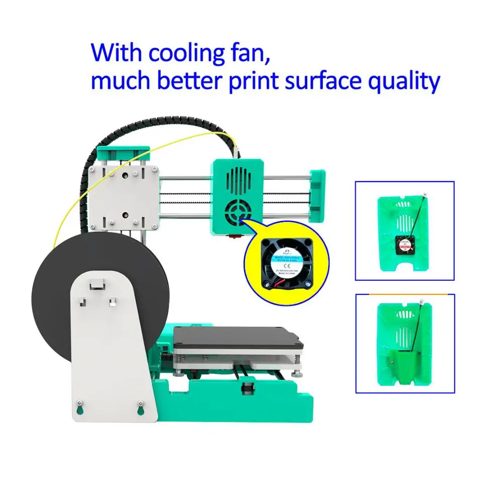 Easythreed X4 Mini Build Volume 150mmx150mmx150mm Hotbed Small Education Entry Level Consumer Personal 3d Printer Students Gift |