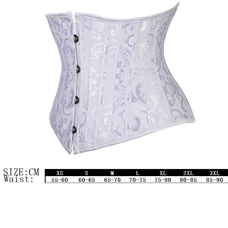 

Wholesale Waist trainer Women Corset with Clasp Vintage Style Overbust Corsets and Bustiers Floral Lace Up Corset Top Lingerie