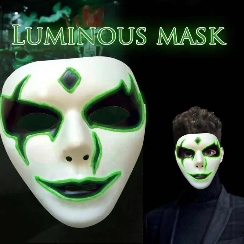 Маска для Хэллоуина украшение светящиеся маски косплея из фильма ужасы|Маски