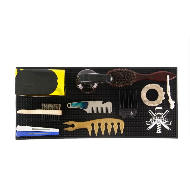 Парикмахерская парикмахерский коврик салон черный гибкий Противоскользящий ПВХ