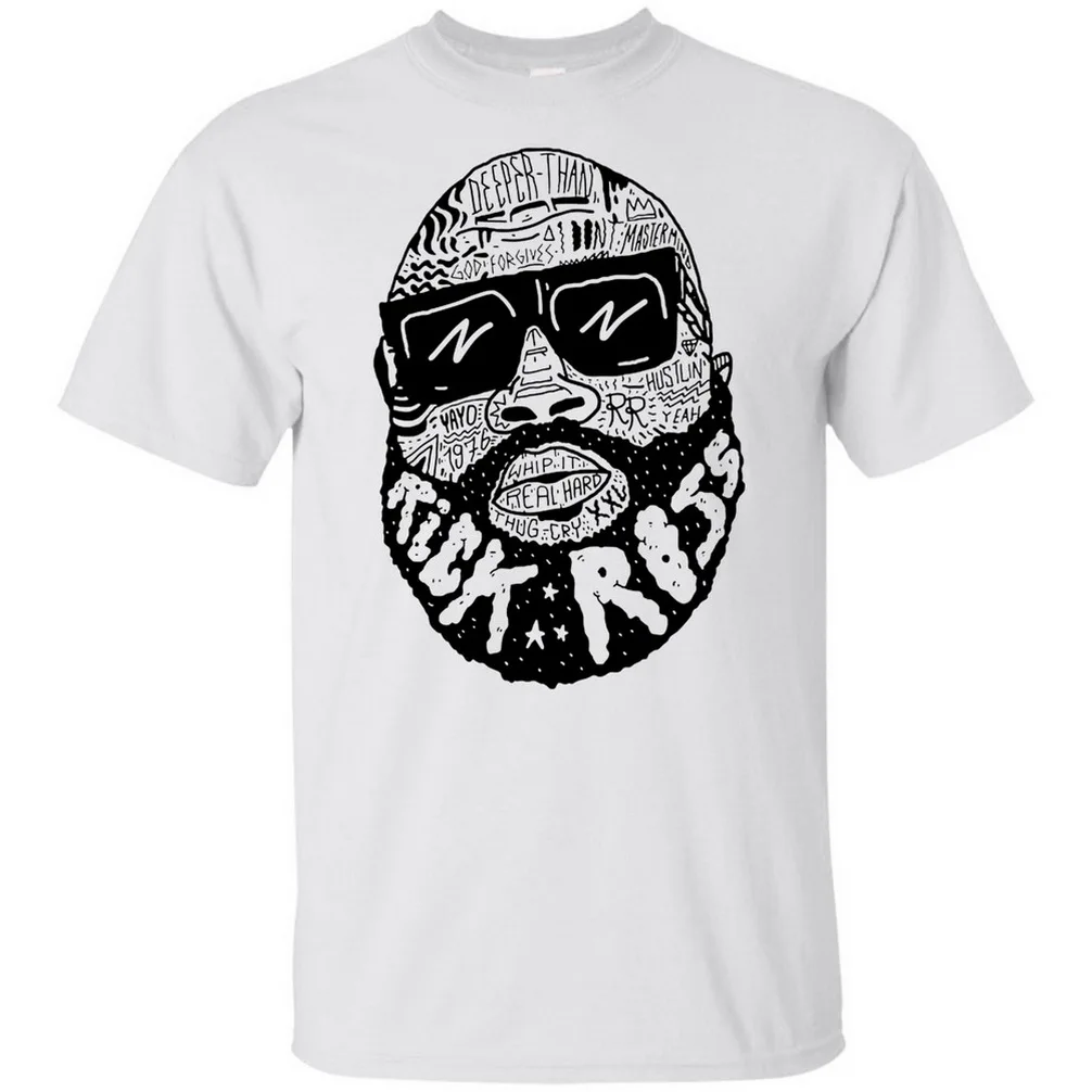 Рик Росс топы футболки обратно домой Порт Майами 2 белый для мужчин женщин лучшие