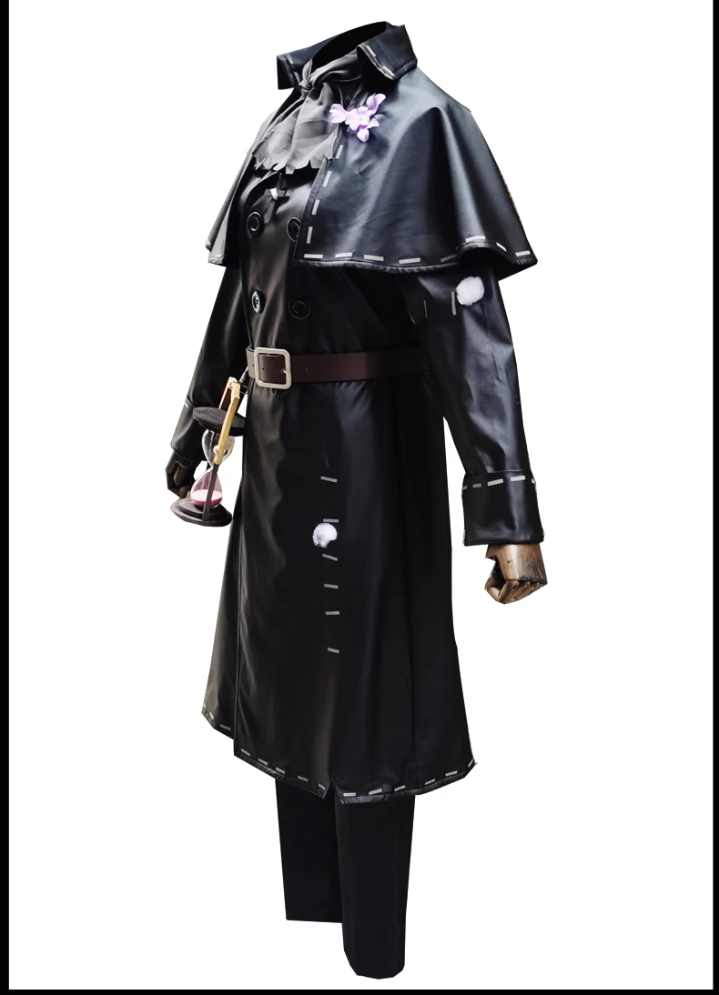 

Game Identity V Cosplay Costumes Grave Keeper Andrew Kreiss Cosplay Costume Original Skin Black Uniforms Costume Suits Survivor