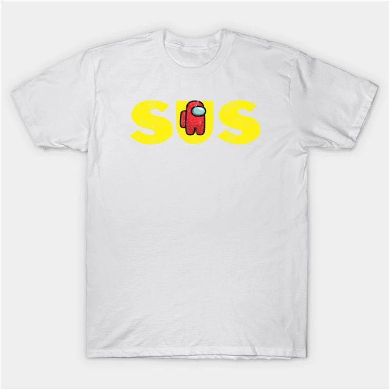 

New Game Among Us Mission Impostor Fallout Graphic T Shirt Funny Cartoon Design Tops Cotton Casual Fashion Men Women Unisex Tees