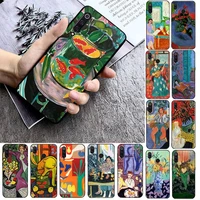 fhnblj henri matisse art painting phone case for xiaomi max3 mi 9 se mi8 f1 9se 10 lite f1 back coque