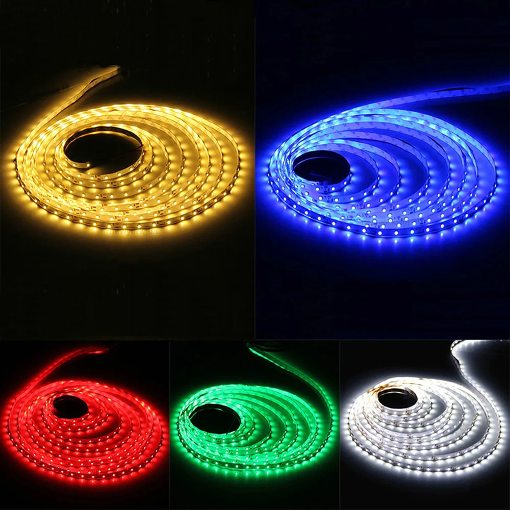 5 м Светодиодная лента 2835 SMD 120 светодиодов/м водонепроницаемая гибкая