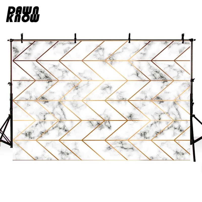 

DAWNKNOW Texture Marbling Photography Background Photocall Chevron Uniquely Marble Backdrop Children Photo Studio lv1208