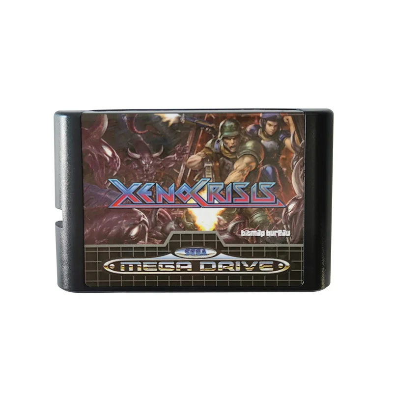 

Xenocrisis Reproduction Megadrive Genesis Game Black Case For SEGA GENESIS Mega Drive