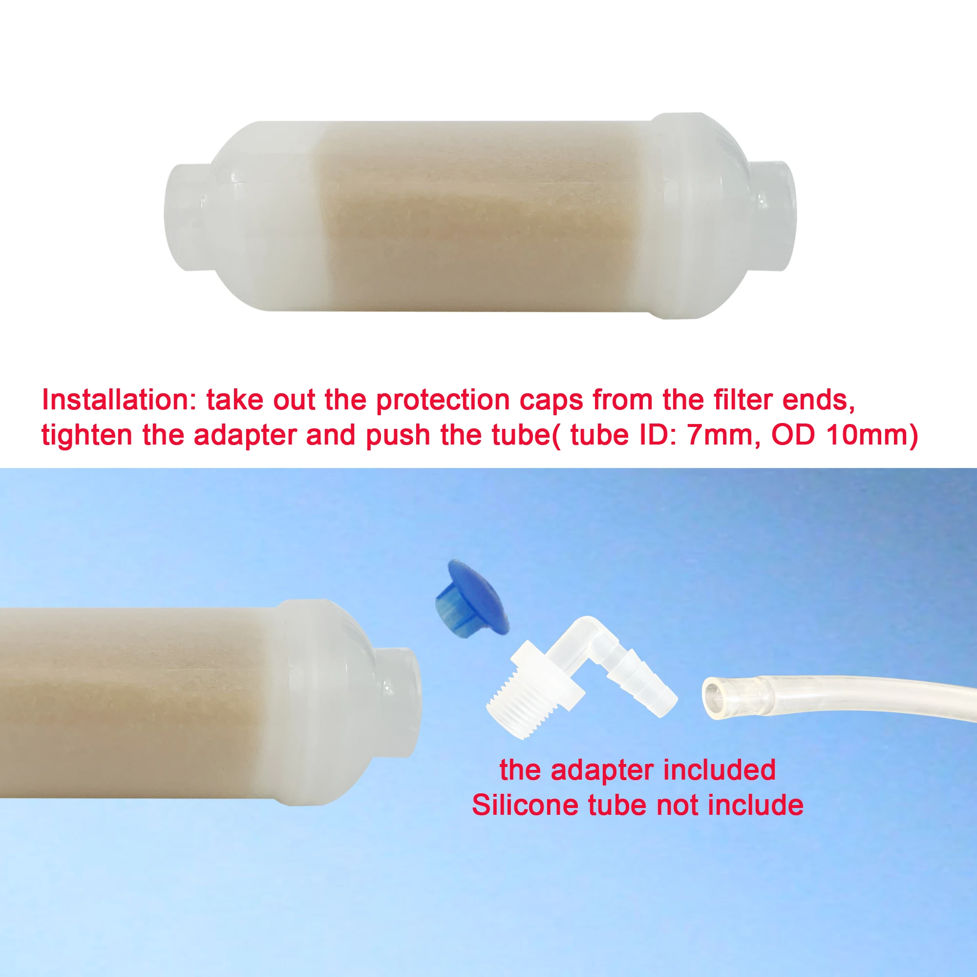 2 шт./упаковка полимерный картридж с адаптером для лазерных аквариумов