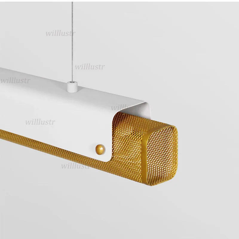 

Creative LED Pendant Light Luxury Iron Net Suspension Lamp Hotel Restaurant Office Cafe Bar Hall Sitting Room Hanging Lighting