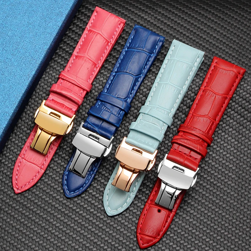 

Genuine Leather Strap For Casio Women's Watch Band Wrist 12mm/16mm/18mm/20mm Soft Correa Wristband Bracelet belt Accessories