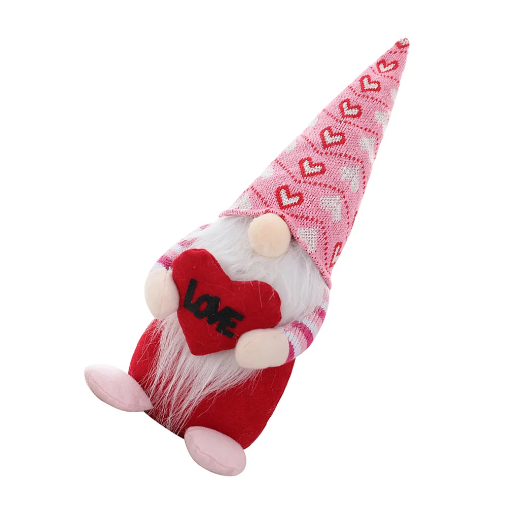 

1 Pc Delicate Valentine's Day Doll Ornament Lovely Faceless Doll Decoration