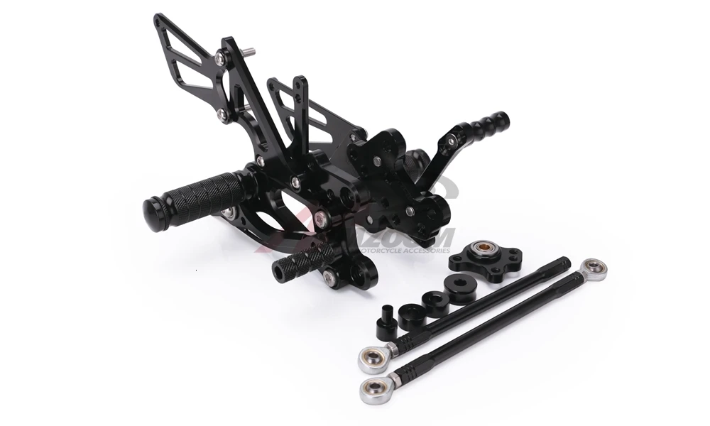 CNC алюминиевый мотоцикл Регулируемый Rearset задний Набор подножки педали Подножка для HONDA CBR 600 CBR600 RR CBR600RR 2007 2008