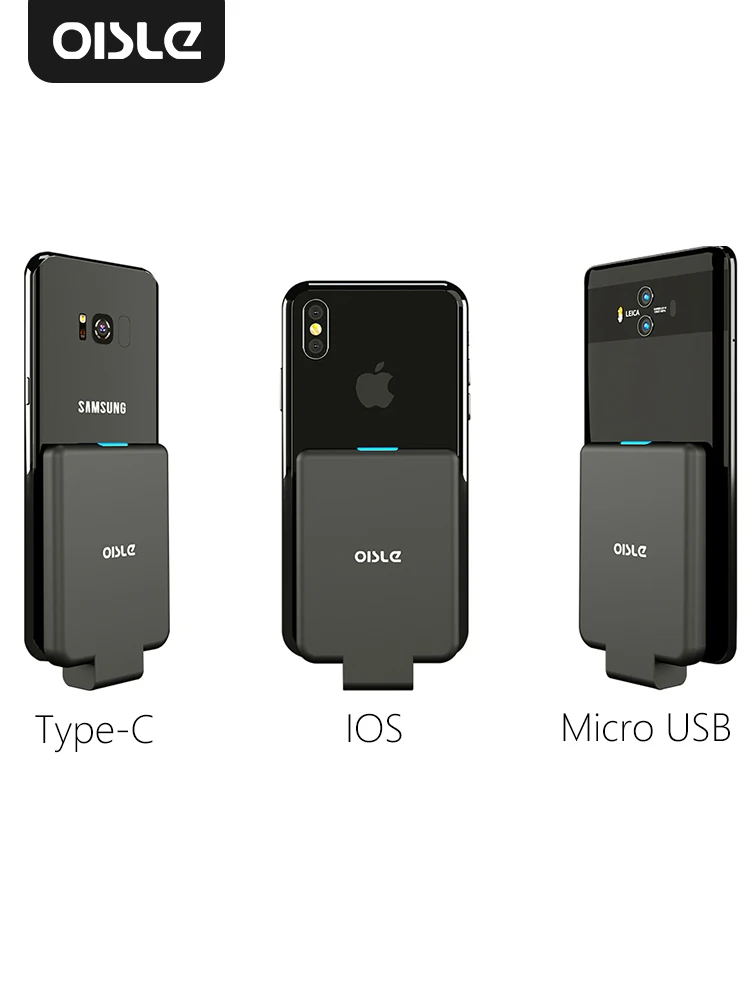 

OISLE mini portable external battery auxiliary battery Power Bank for iPhone X 11 7 8 6s plus 12/Samsung S9/Huawei P30/xiaomi 9