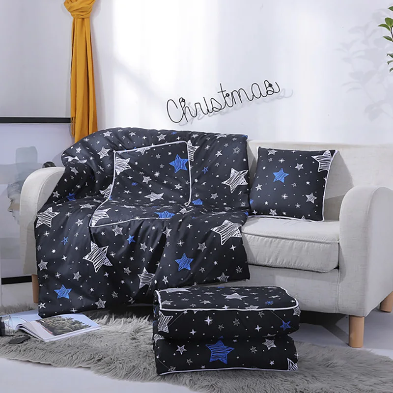 Шлифовальная печать теплое одеяло подушка многофунционная 2 в 1 дорожные офисные