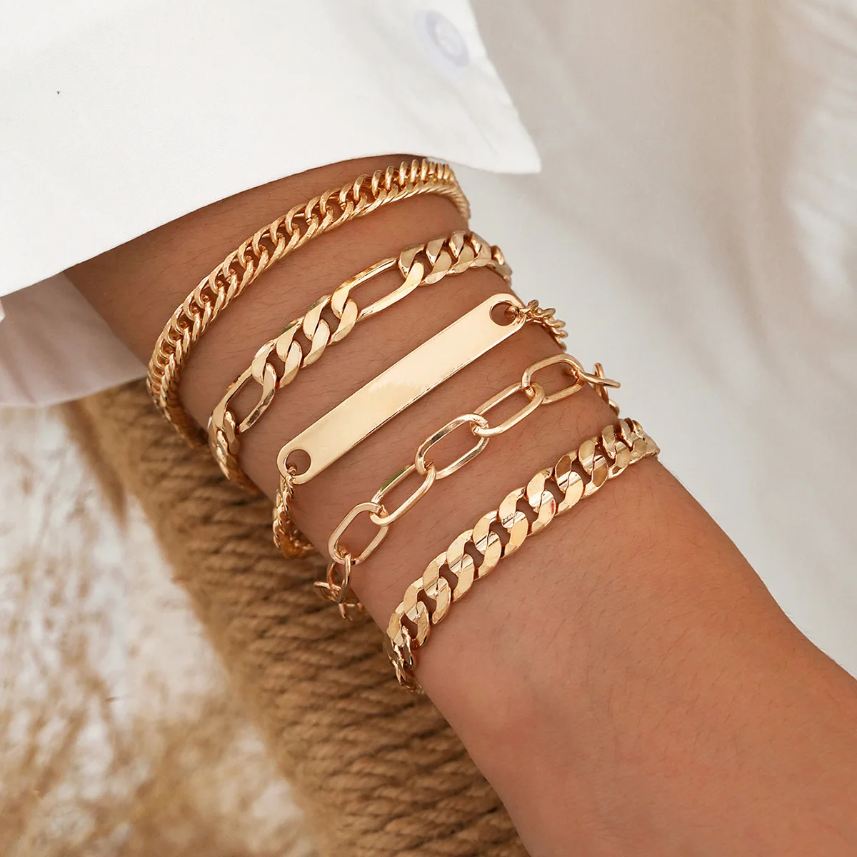 Новинка богемный многослойный браслет с золотыми жемчужинами и бусинами для