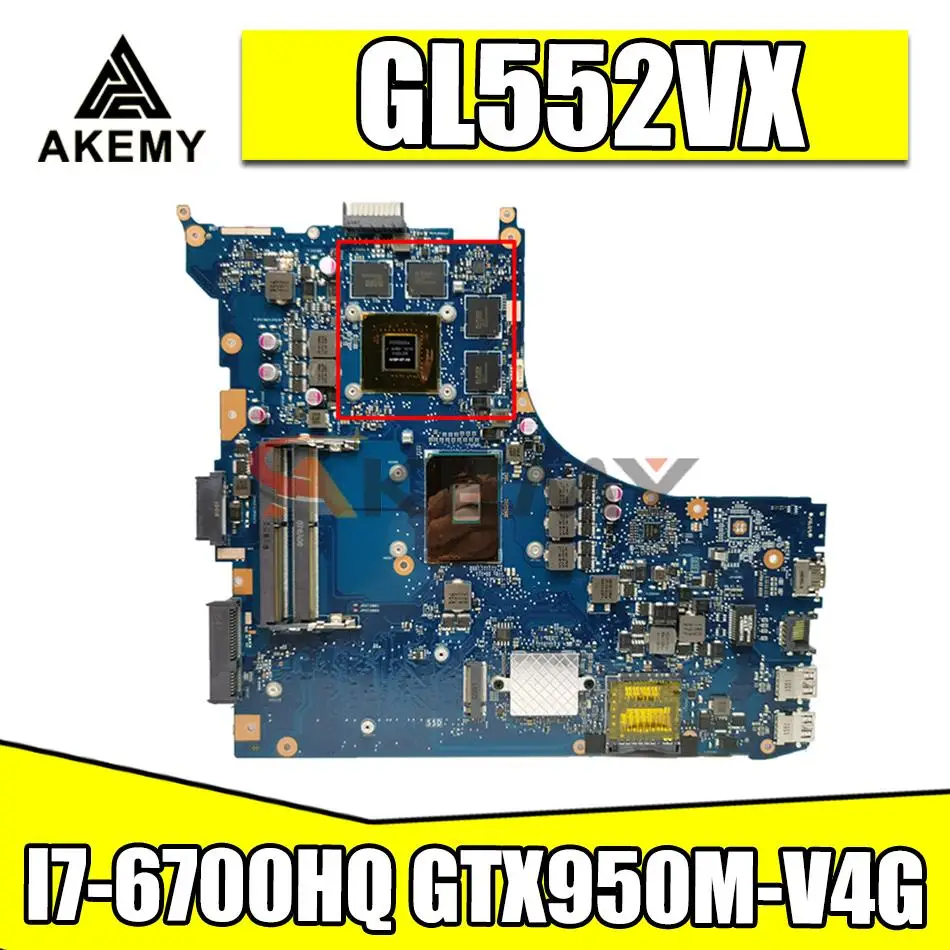 

Оригинальная материнская плата GL552VX со стандартным интерфейсом для ASUS GL552VX ZX50V GL552VW GL552V, материнская плата ноутбука, тест материнской платы О...