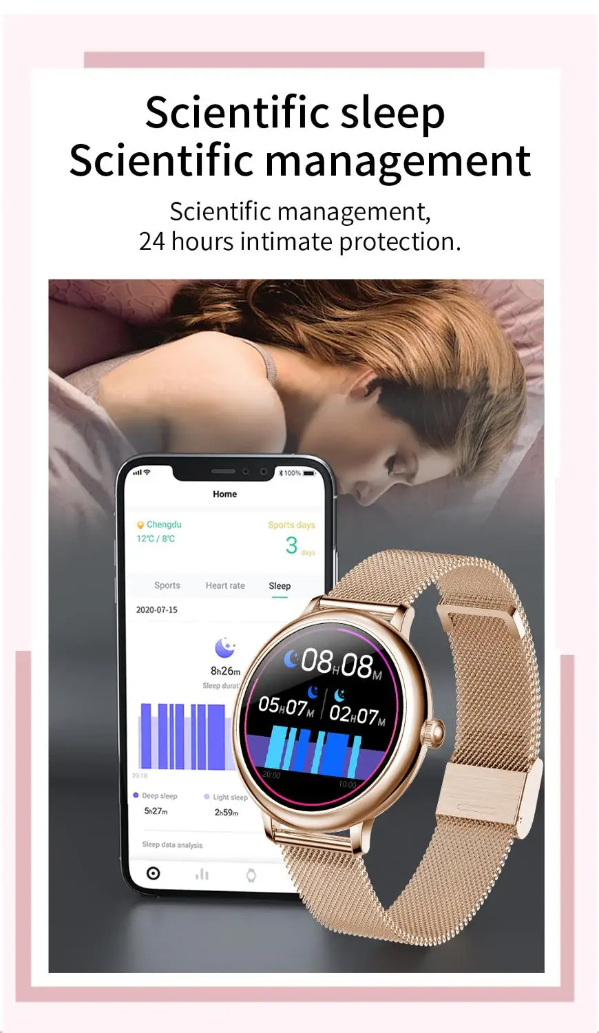 sanlepus 2021 new fashion womens smart watch luxurious smartwatch for android apple christmas gift for wife girlfriend lover free global shipping