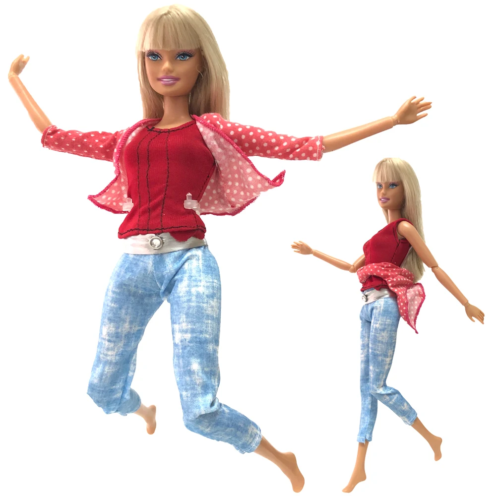 NK один комплект новейшее Смешанное Кукольное платье красивая одежда ручной