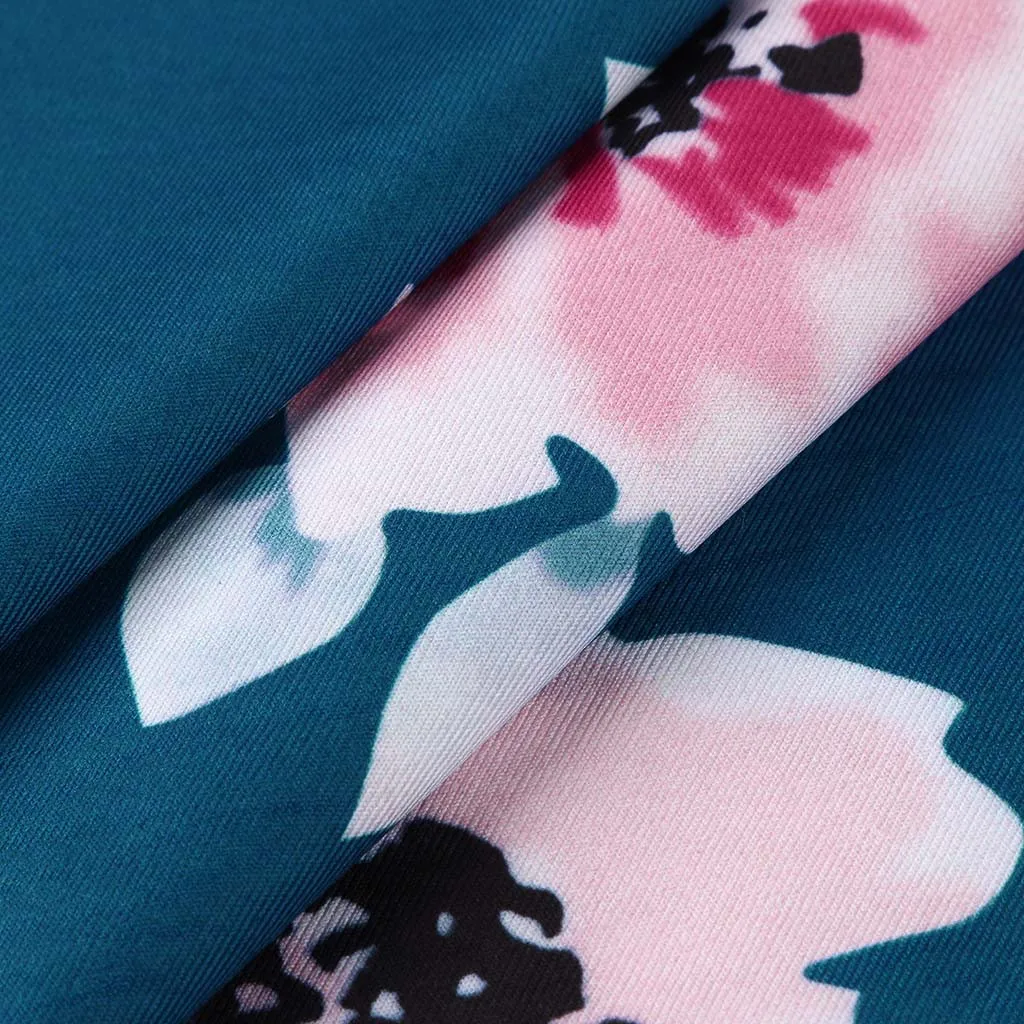 

Women Pregnant Floral Maternity Clothes Nursing Maternity Round Neck Long Sleeve Printed Floral Blouses Plus Size Tops