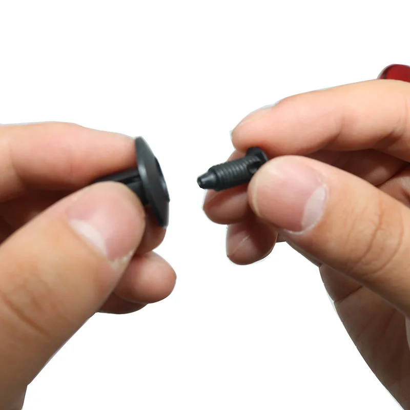 10 комплектов универсальных Черных Пластиковых Расширительных винтов заклепки