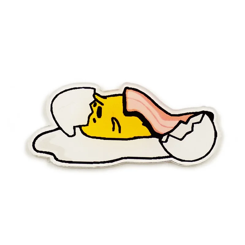 Лучшие продажи новый милый мультфильм акриловая клубника ленивое яйцо овощи